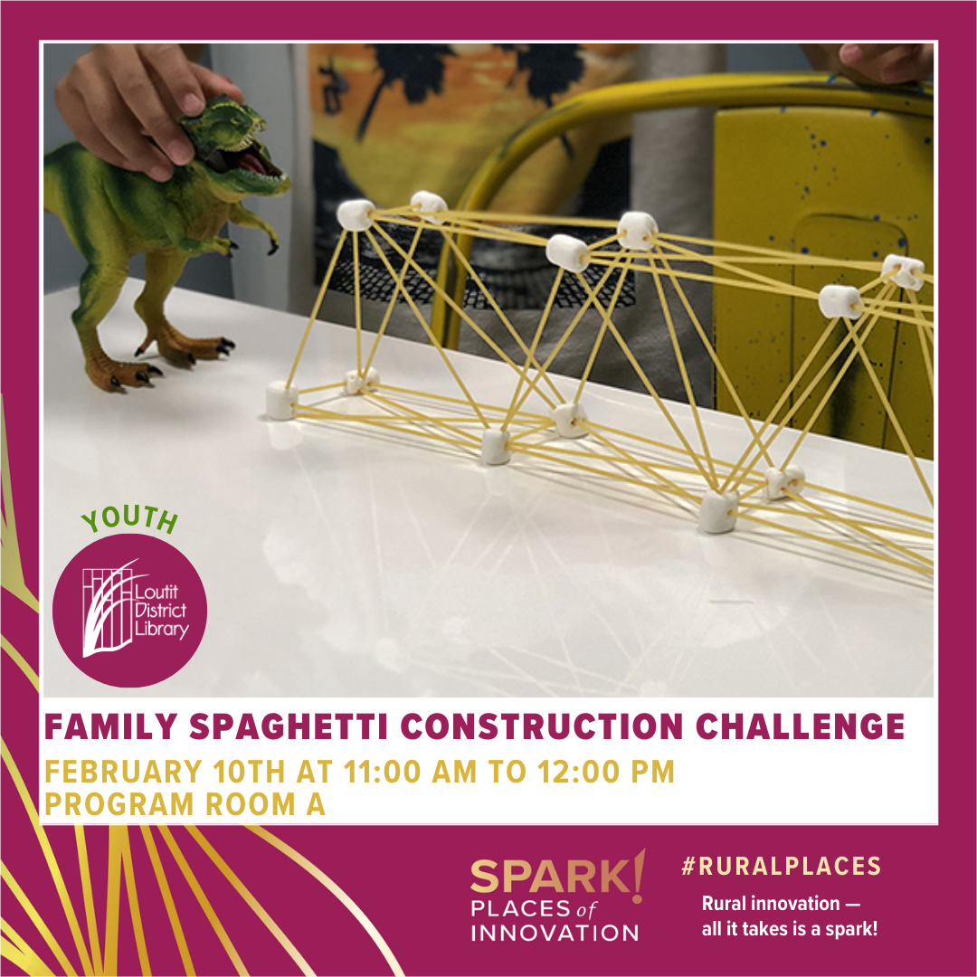 Family spaghetti construction challenge