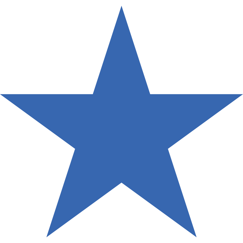 graphic of blue star