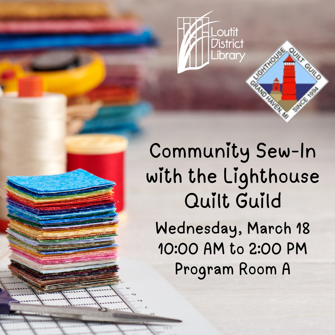 community sew-in newsletter Community New-In with the Lighthouse Quilt Guild